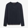 Jersey Henley de manga larga