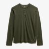 Jersey Henley de manga larga