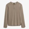 Jersey Henley de manga larga