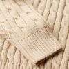 Jersey holgado de cuello vuelto con trenzado