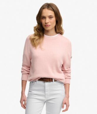 Jersey holgado de punto con cuello redondo