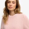 Jersey holgado de punto con cuello redondo