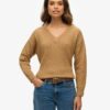Jersey oversize con cuello en V