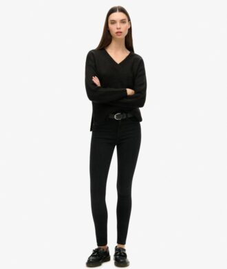 Jersey oversize con cuello en V