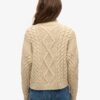 Jersey polo de punto trenzado Aran