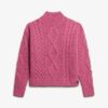 Jersey polo de punto trenzado Aran