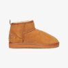 Mini botas de ante y sherpa