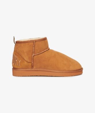 Mini botas de ante y sherpa