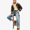 Mini botas de ante y sherpa