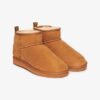Mini botas de ante y sherpa