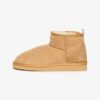 Mini botas de ante y sherpa