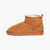 Mini botas de ante y sherpa