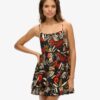 Mini vestido de playa con tirantes