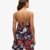 Mini vestido de playa con tirantes