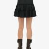 Minifalda de jersey con volantes