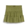 Minifalda de jersey con volantes