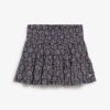 Minifalda de jersey con volantes