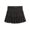 Minifalda de jersey con volantes