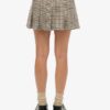 Minifalda plisada de talle bajo