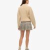 Minifalda plisada de talle bajo