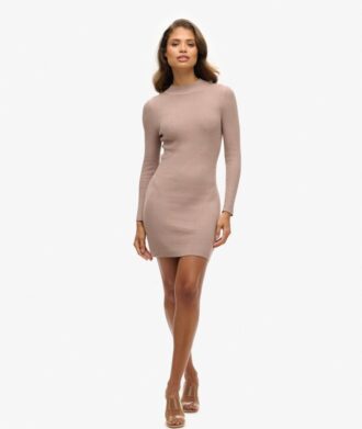 Minivestido ajustado con espalda descubierta