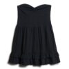 Minivestido bandeau de encaje de los años 50