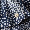 Minivestido cruzado de manga larga estampado
