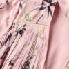 Minivestido de jacquard con mangas acampanadas