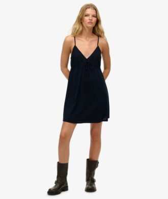 Minivestido tipo camiseta con tejido texturizado
