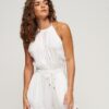 Mono con cuello halter corto