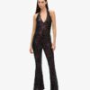 Mono halter con lentejuelas