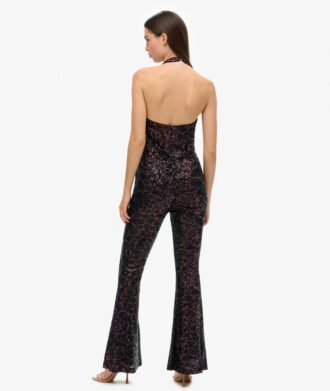 Mono halter con lentejuelas