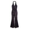 Mono halter con lentejuelas