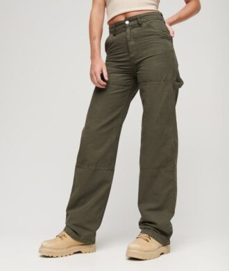 Pantalones anchos de carpintero