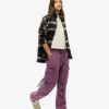 Pantalones cargo de paracaídas de talle bajo