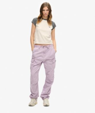 Pantalones cargo de talle bajo
