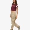 Pantalones cargo de talle bajo