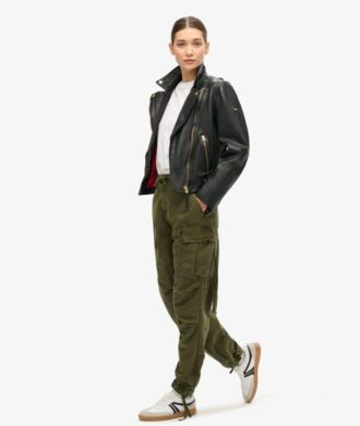 Pantalones cargo de talle bajo