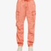 Pantalones cargo de talle bajo