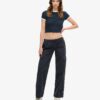 Pantalones cargo de talle bajo y pierna ancha