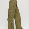 Pantalones cargo de talle bajo y pierna ancha