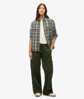 Pantalones cargo de talle bajo y pierna ancha