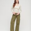 Pantalones cargo de talle bajo y pierna ancha