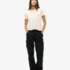 Pantalones cargo rectos de talle bajo