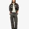 Pantalones cargo rectos de talle bajo