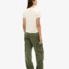 Pantalones cargo rectos de talle bajo