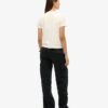 Pantalones cargo rectos de talle bajo