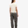 Pantalones cargo rectos de talle bajo