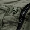 Pantalones cargo rectos de talle bajo