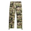 Pantalones cargo rectos de talle bajo